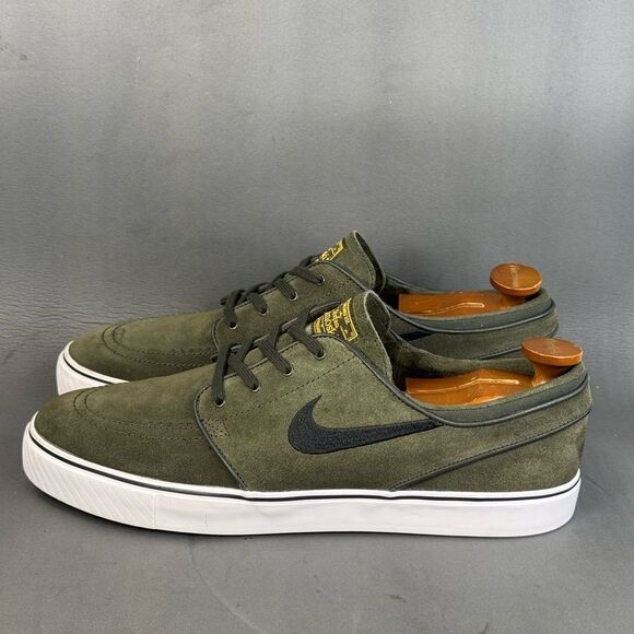 Nike SB Zoom Stefan Janoski Legion Green White Black men’s athletic shoes sz 13 - Picture 3 of 8